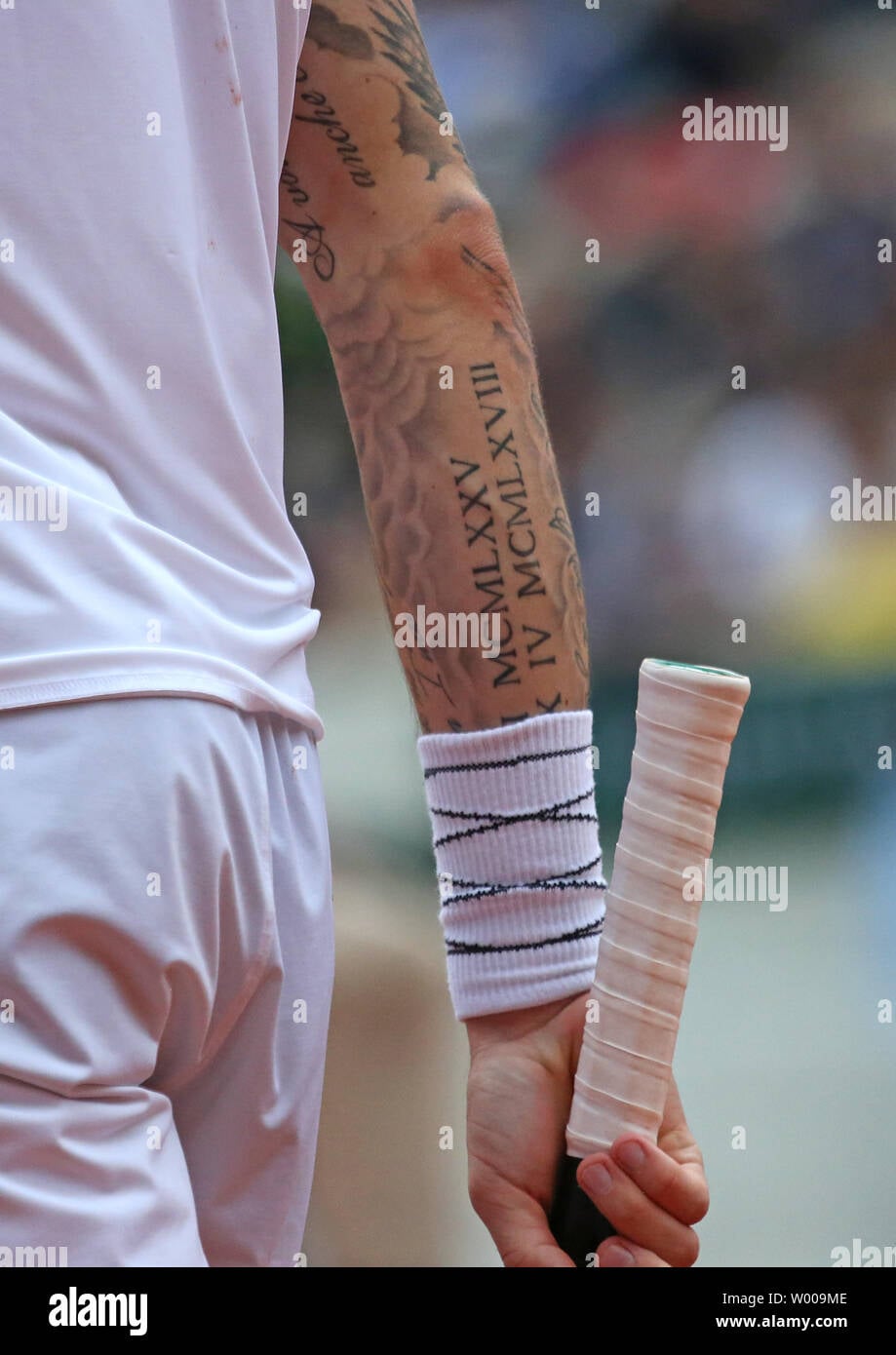 Alexander Bublik tattoos