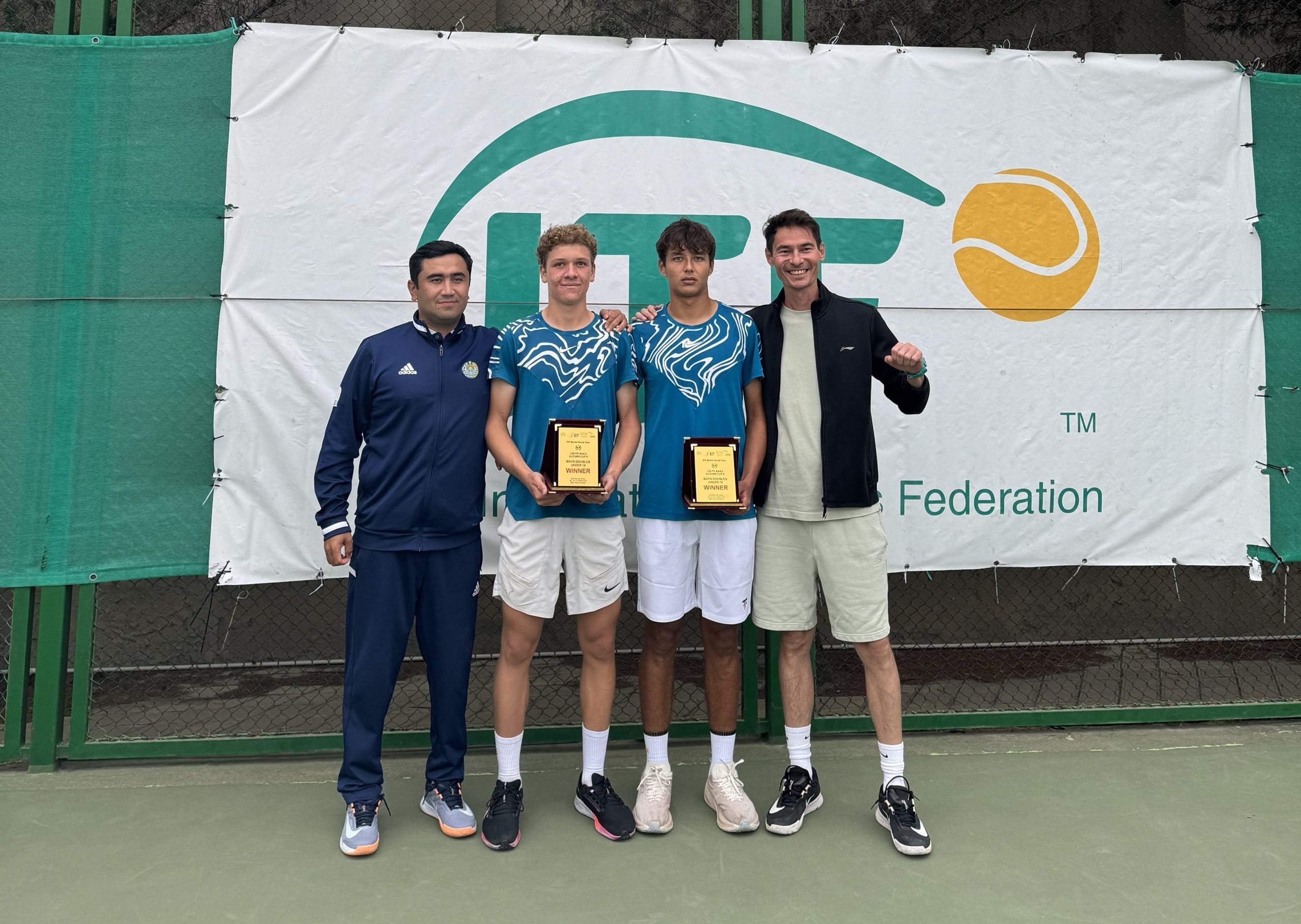 Young players in ITF J60 tournament