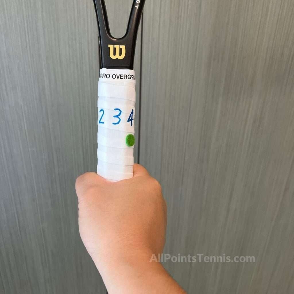 Semi-western forehand grip for beginners