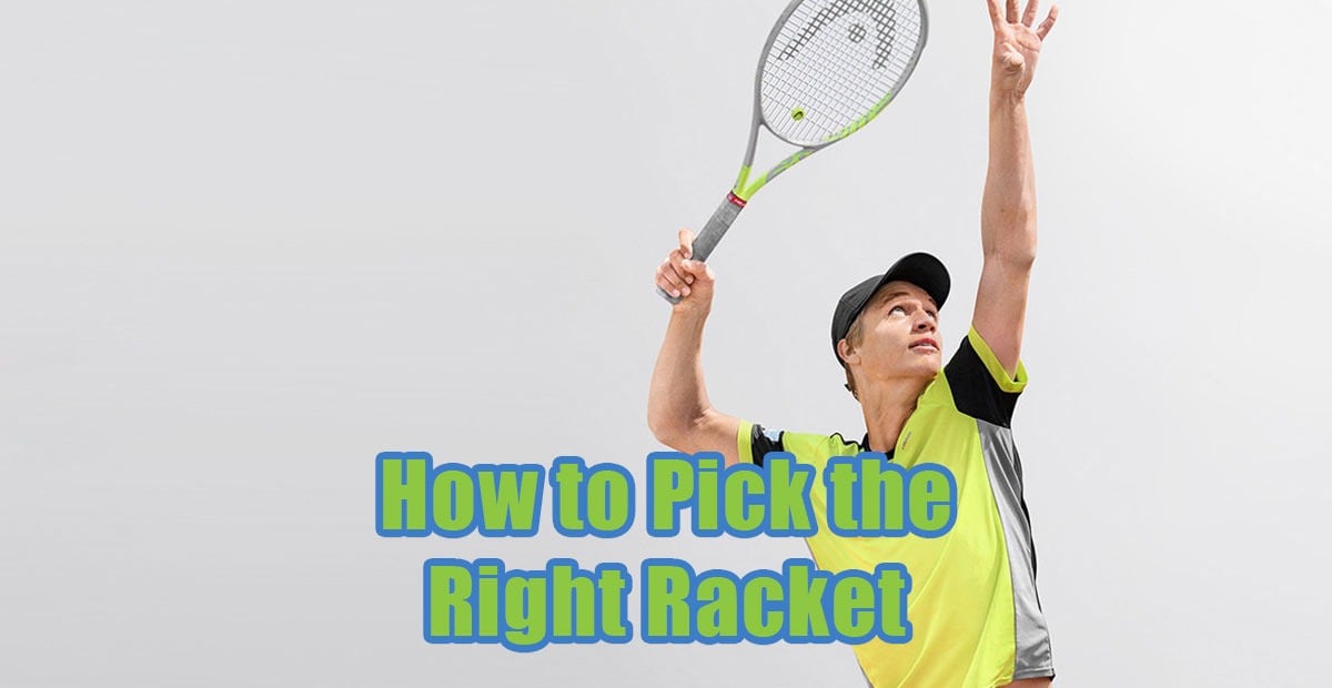 Beginner choosing tennis racket