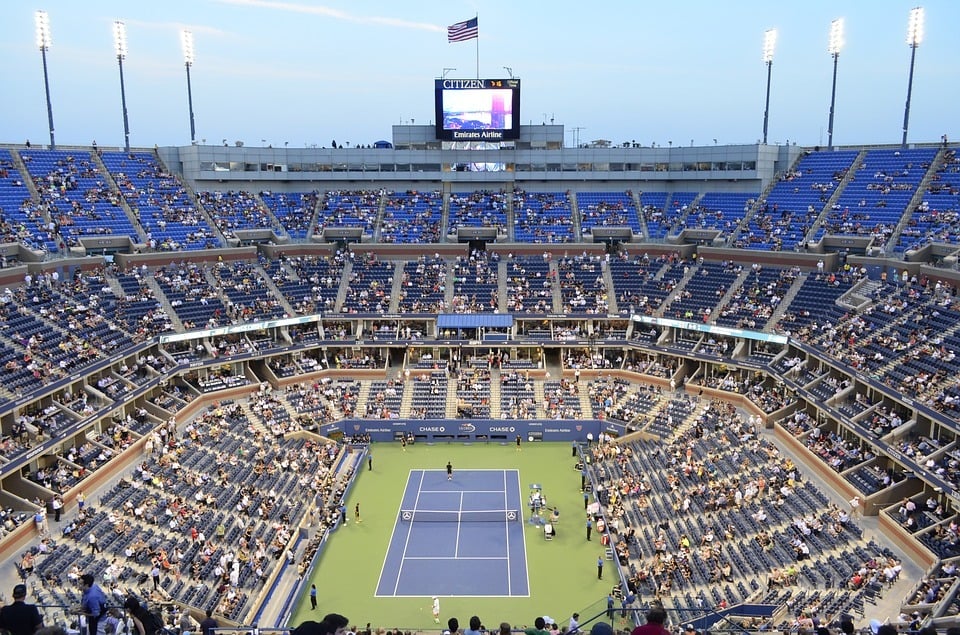 US Open tennis stadium in New York