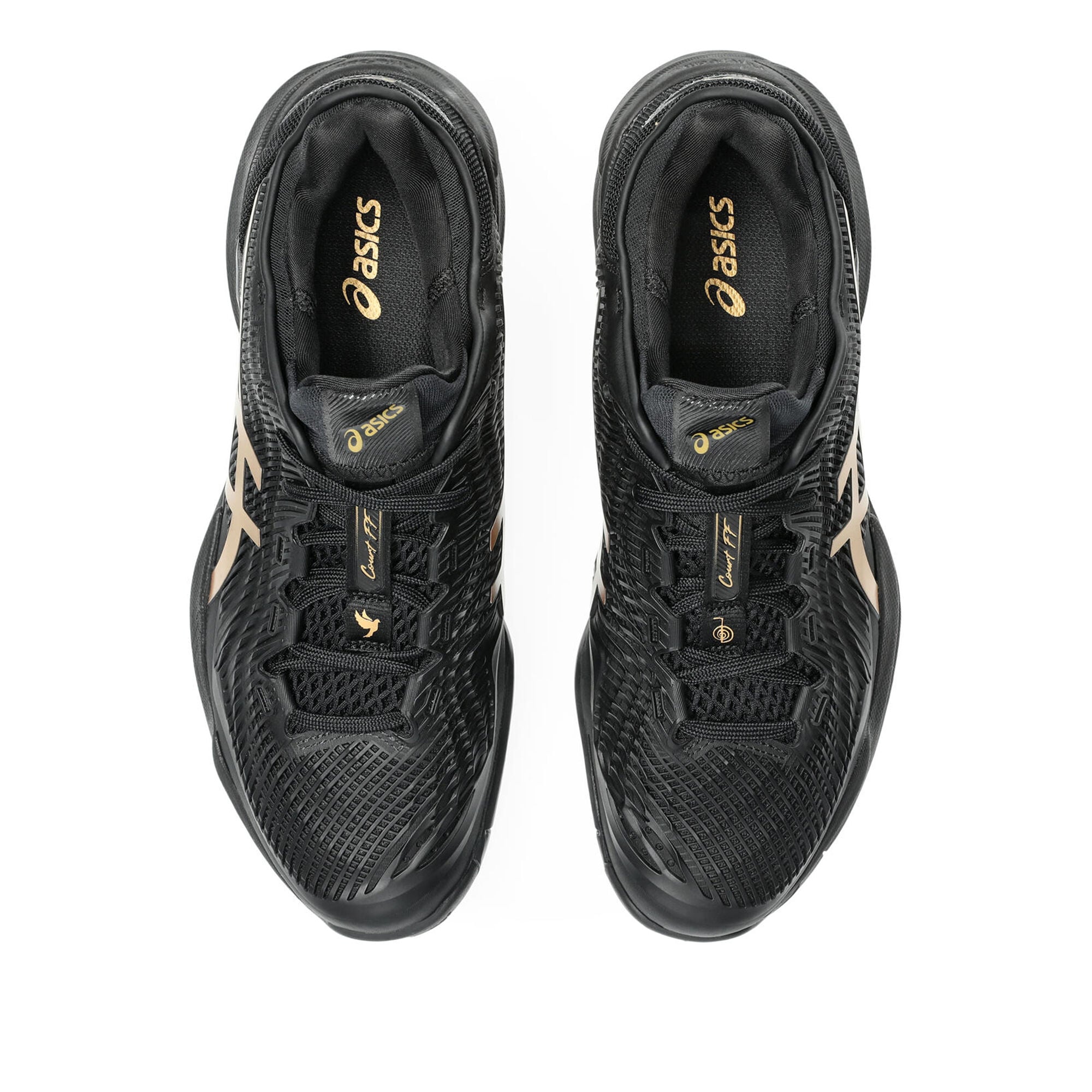Asics Court FF 3 premium black designer tennis shoes