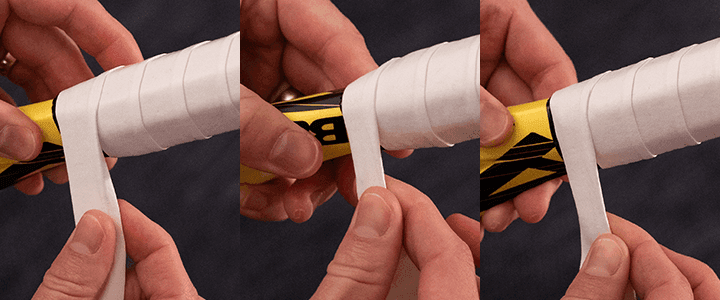 Passo a passo para enrolar overgrip