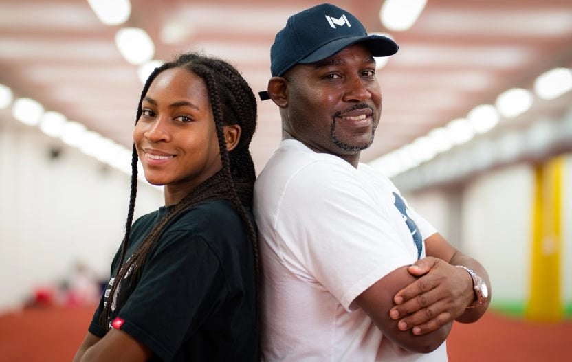Coco Gauff at Mouratoglou Tennis Academy