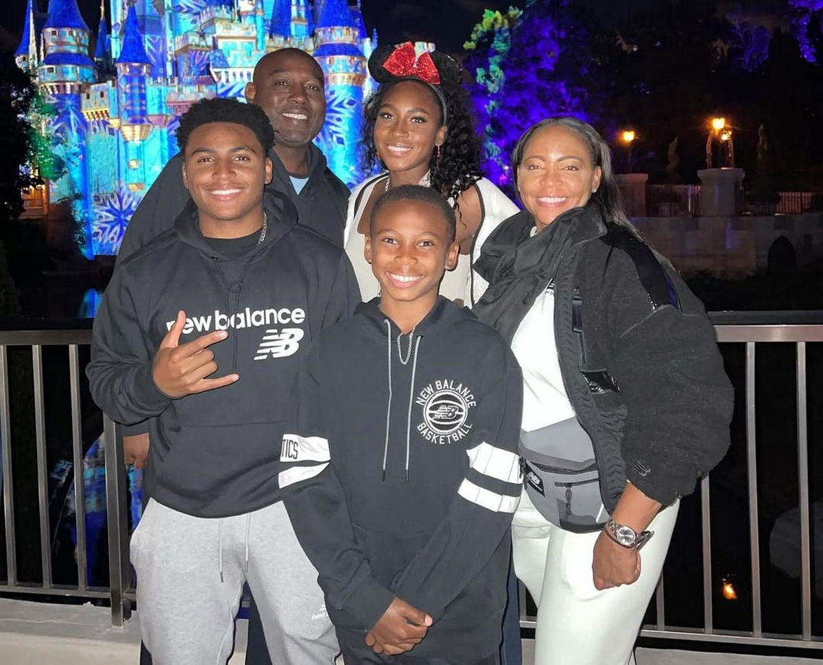 Coco Gauff family with siblings Codey and Cameron