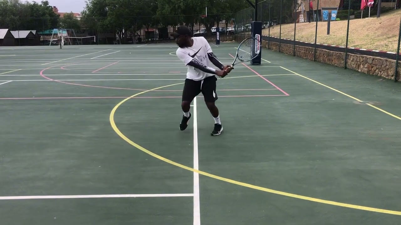 Shadow swing para backhand no tênis