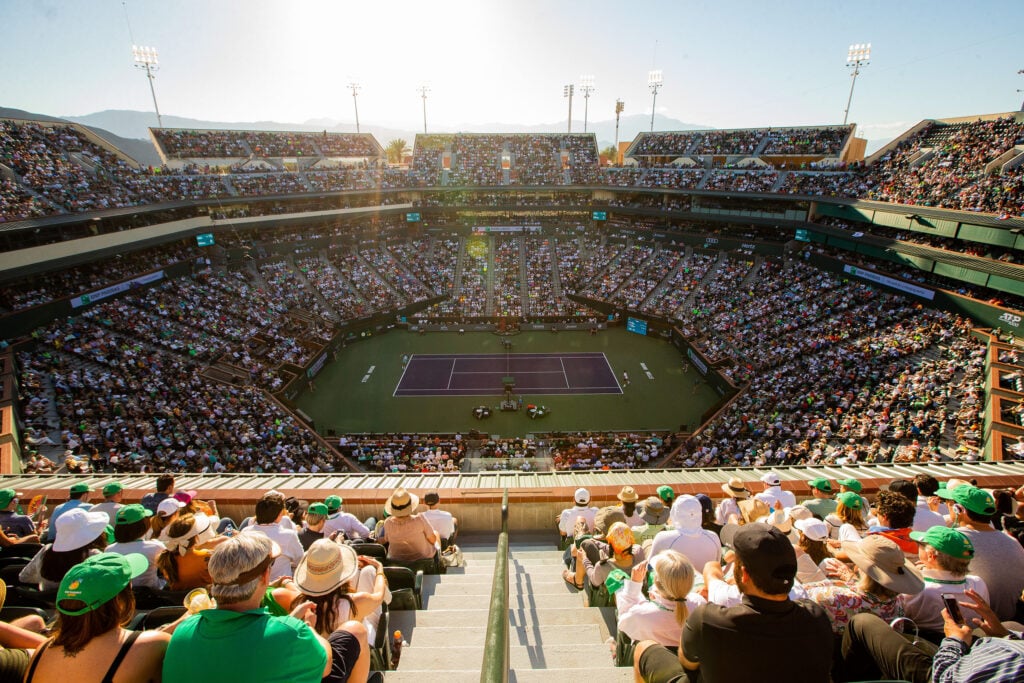 Estádio principal do BNP Paribas Open em Indian Wells
